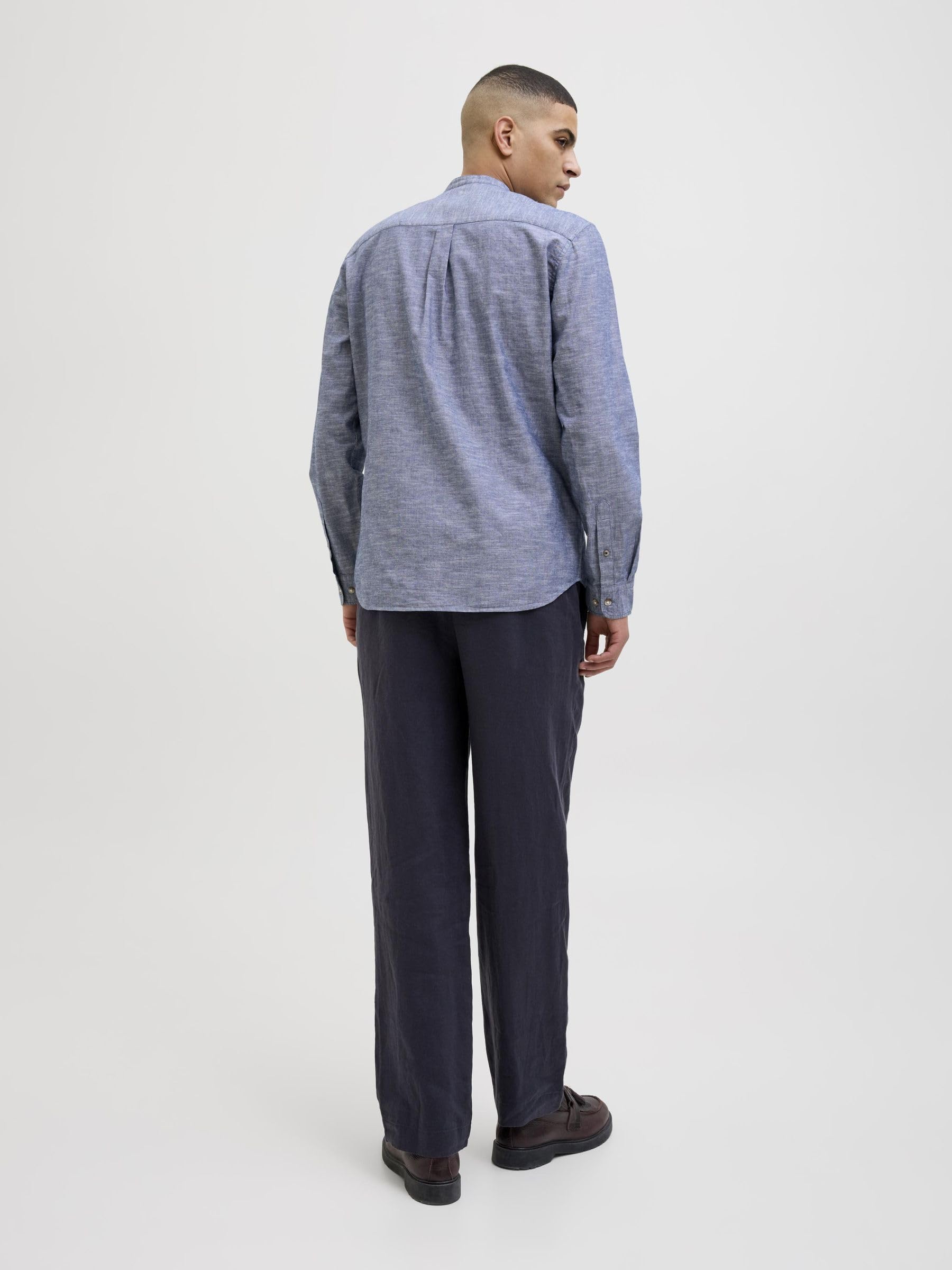 JACK & JONES Jjesummer Band Shirt LS Sn Camisa de Manga Larga Hombre (Pack de 1)
