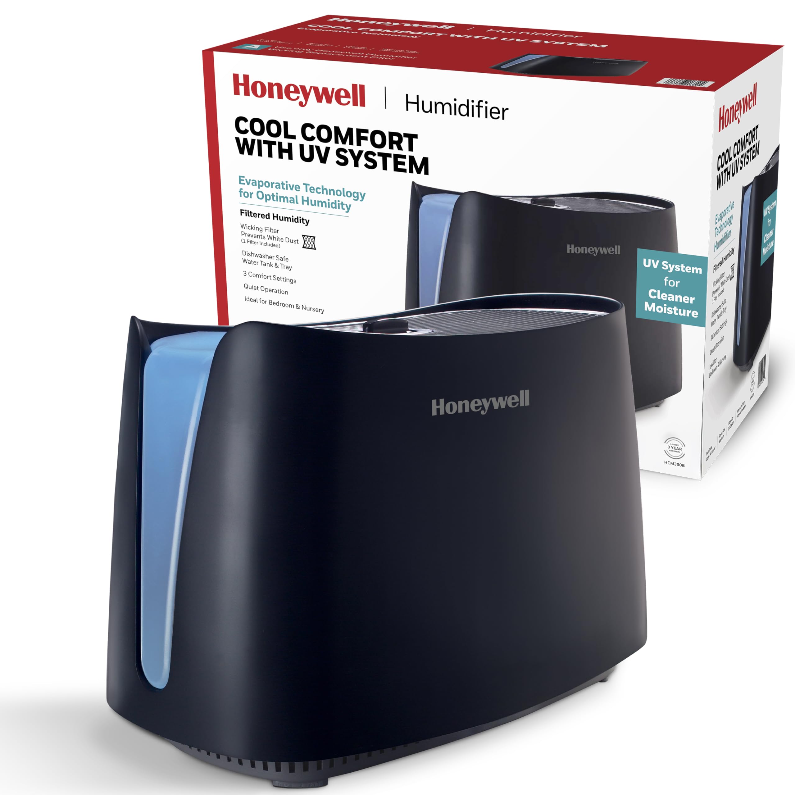 Honeywell HCM350B Cool Moisture Germ-Free Humidifier