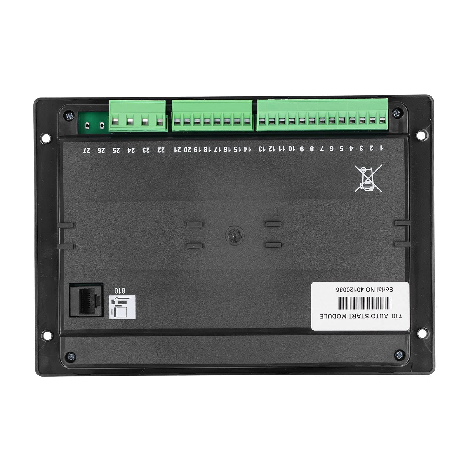 Yosoo Health Gear Panel de Control de Arranque Automático del Generador Panel de Control del Generador de CC de 8 a 36 V Pantalla LCD Monitoreo Automático de la Red Eléctrica Arranque y Parada