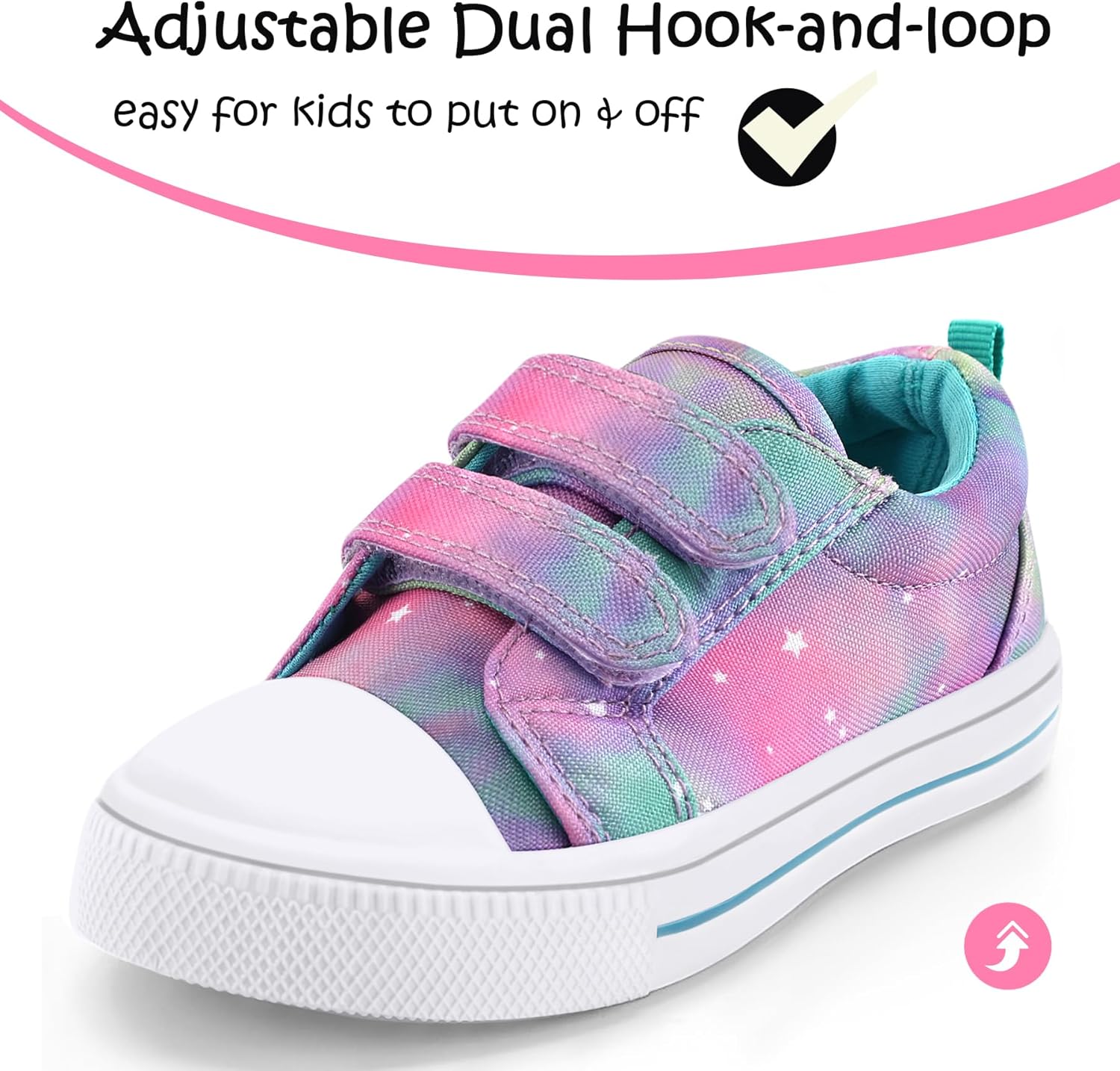 K KomForme Sneakers for Boys and Girls,Toddler Kids Soft Walking Shoes - Image 3