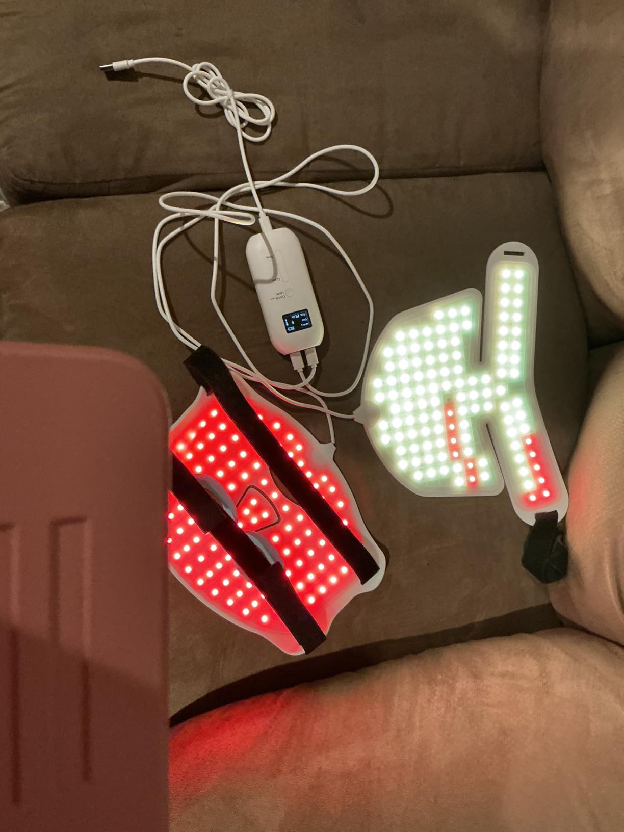Nourished Bodynskin 7 Colors LED Face and Neck Mask with Near-Infrared - Blue, Red Light Therapy for Face - 912 LEDs - Skincare Tool for Anti-Aging