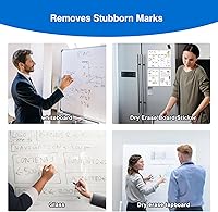 Vista 6 de Comix Limpiador de pizarra blanca no tóxico, espray de limpieza de pizarra blanca de 8.5 onzas, limpiador de borrado en seco de bajo olor, paquete