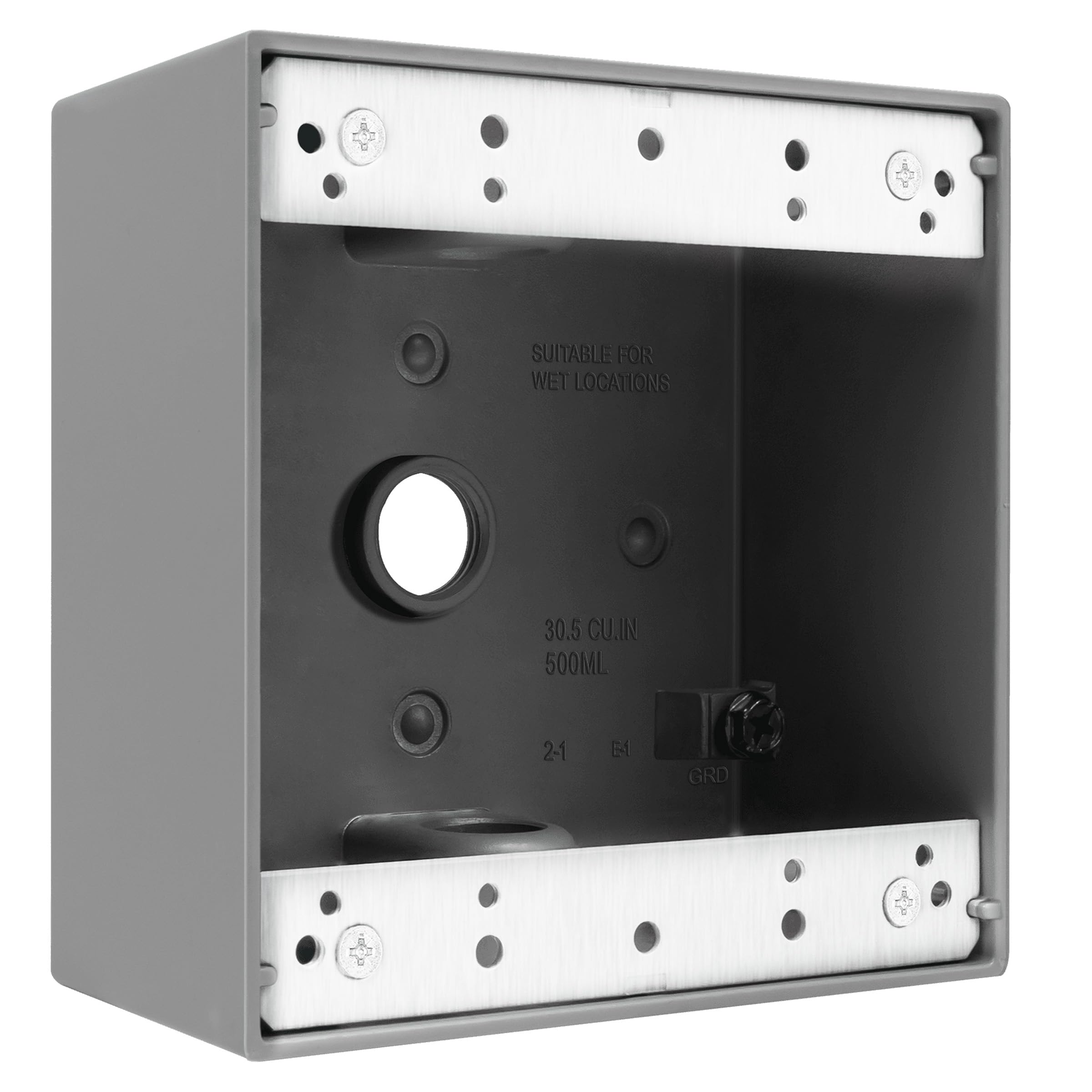 Weatherproof Outdoor Electrical Box - Metal & UL Listed -10 Weatherproof Outdoor Electrical Box - Metal & UL Listed -10