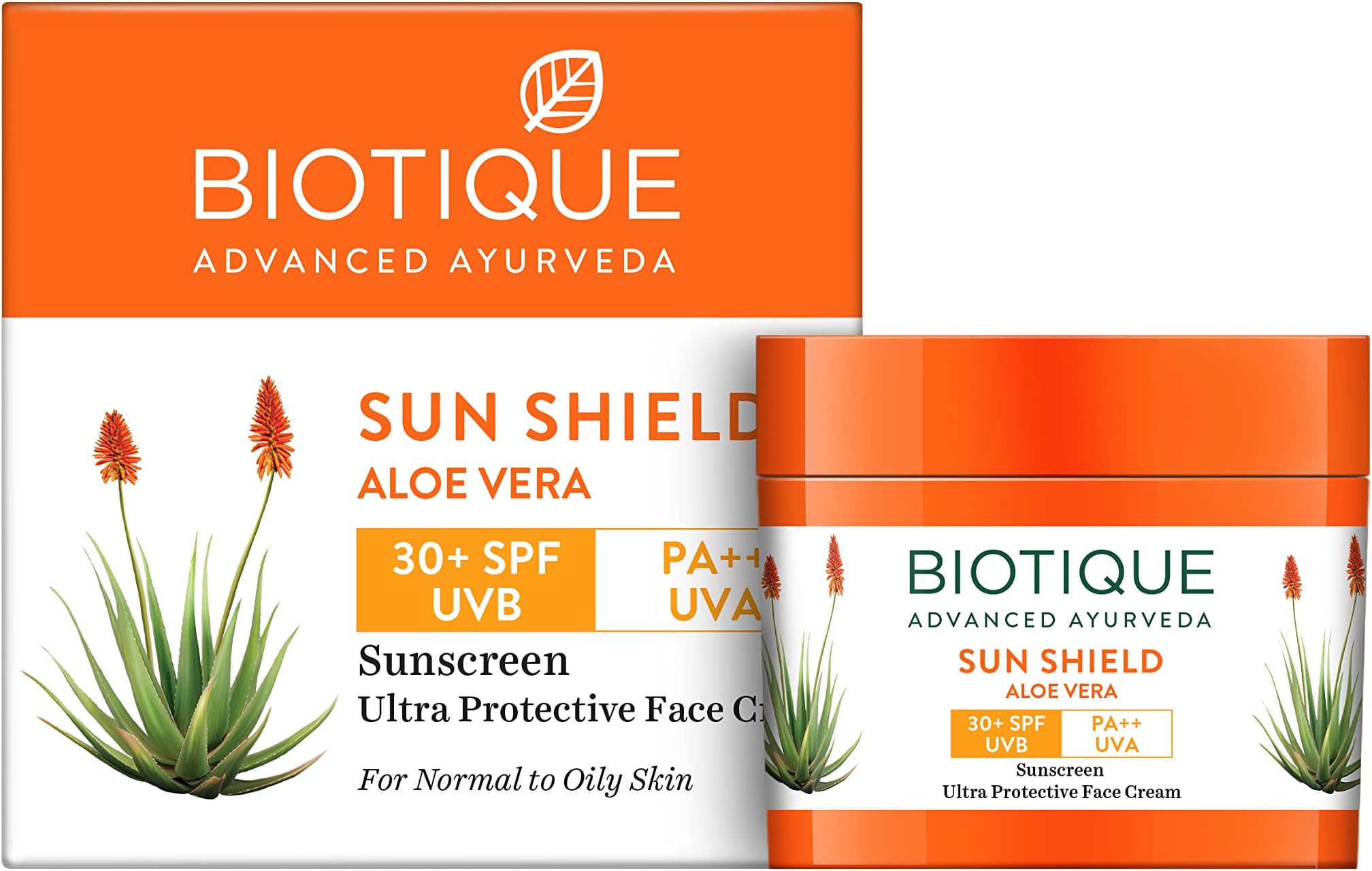 Biotique Bio Aloe Vera Face & Body Sun Cream 55 g