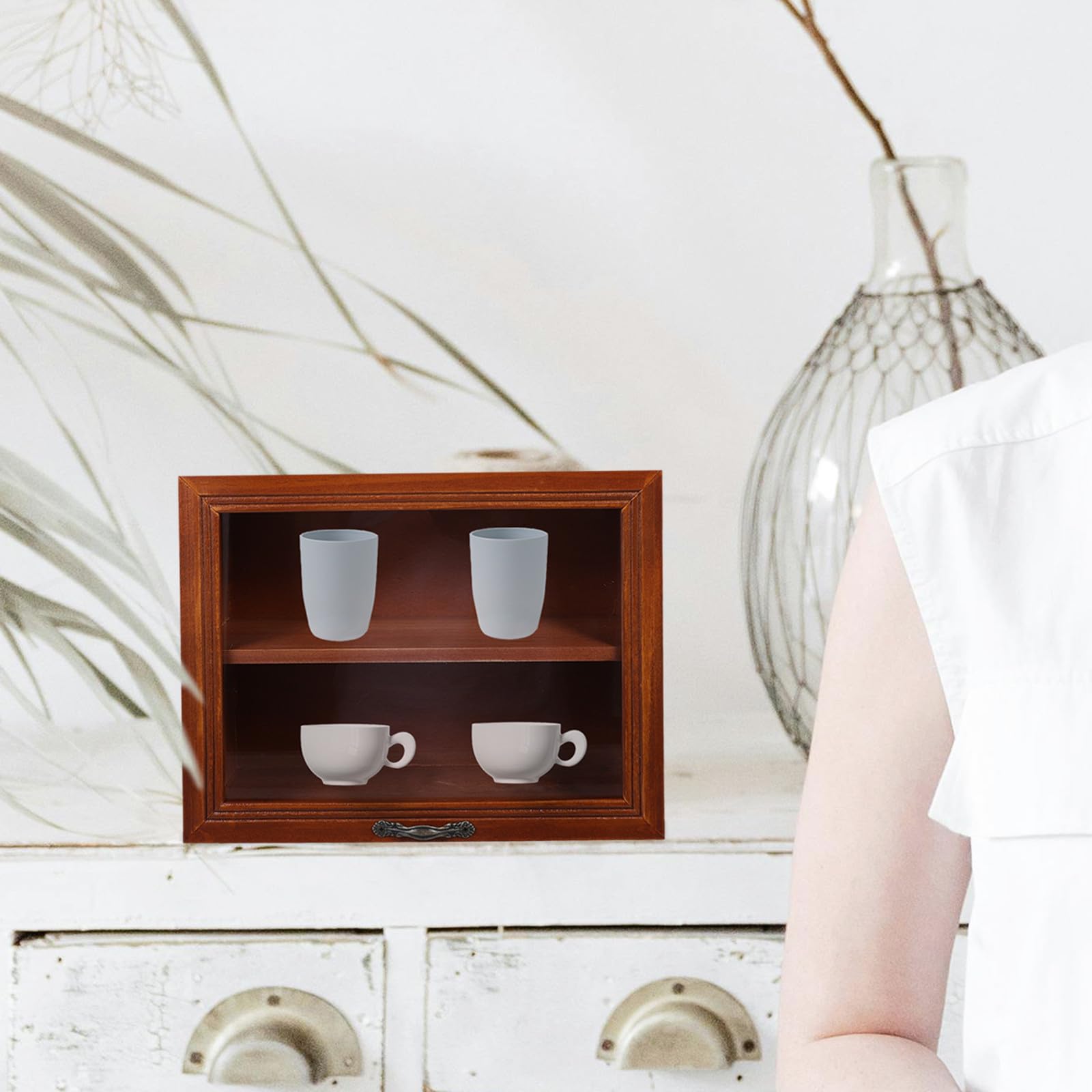 Ipetboom Caja con Compartimentos Múltiples 1pieza Organizador de Cosméticos Resistente y Compacto para Maquillaje para Almacenamiento Tocador y Baño