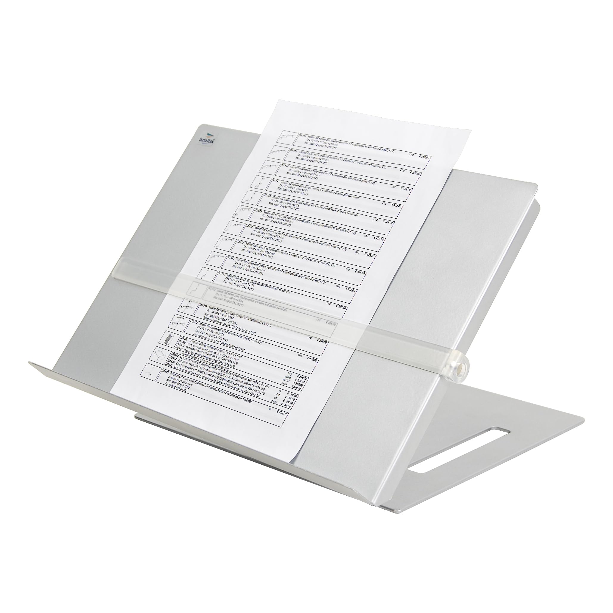 Dataflex Addit Support Documents réglable acier pour A3