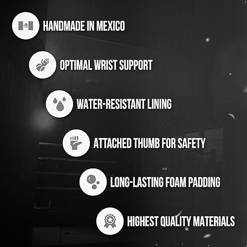 Miniatura 5 de CLETO REYES Hero - Guantes de boxeo con doble correa de velcro para entrenamiento, combate y sacos de boxeo pesados