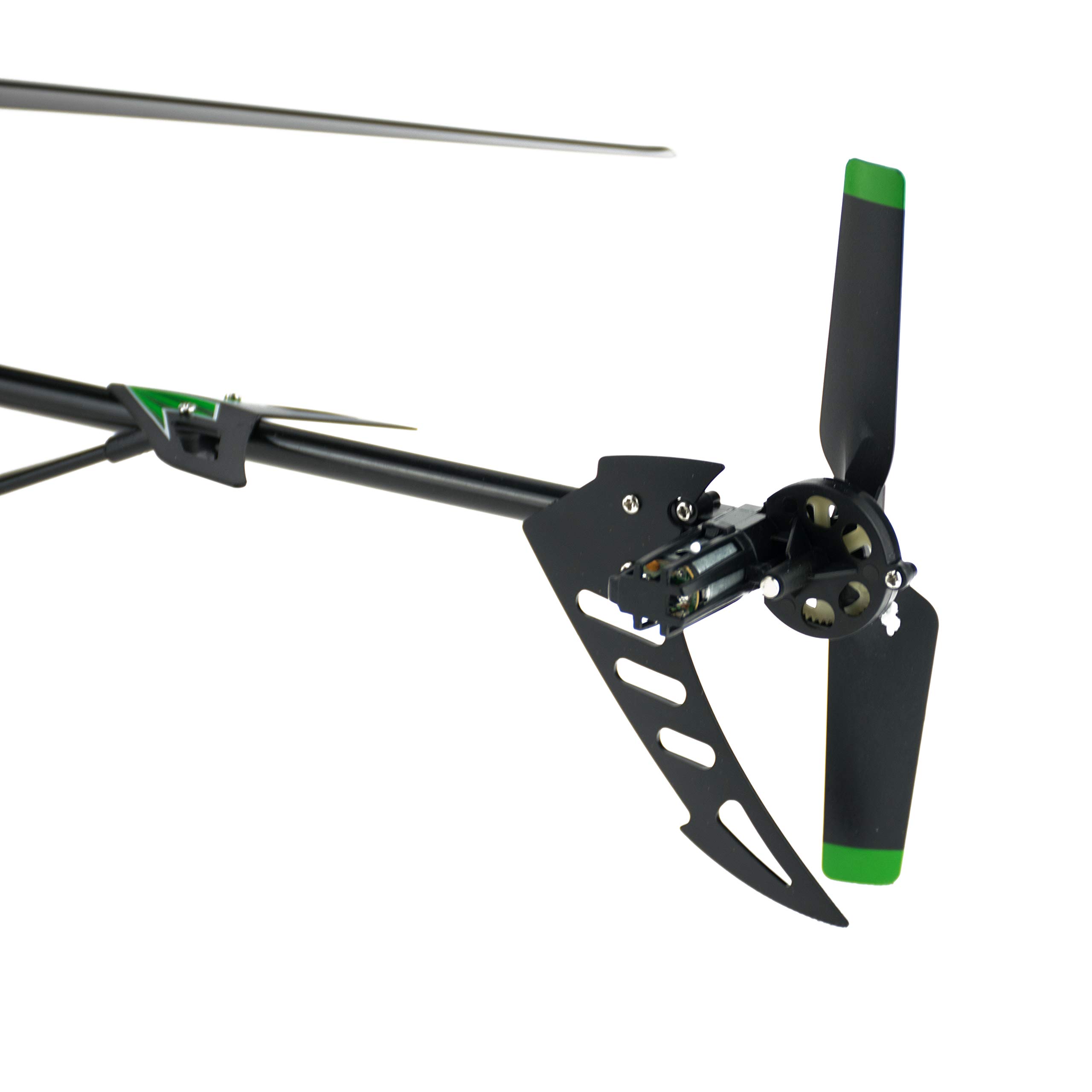 efaso RC Helikopter V912 z silnikiem bezszczotkowym – 2,4 GHz, 4-kanałowy helikopter Single Blade Gyro kompletny RTF