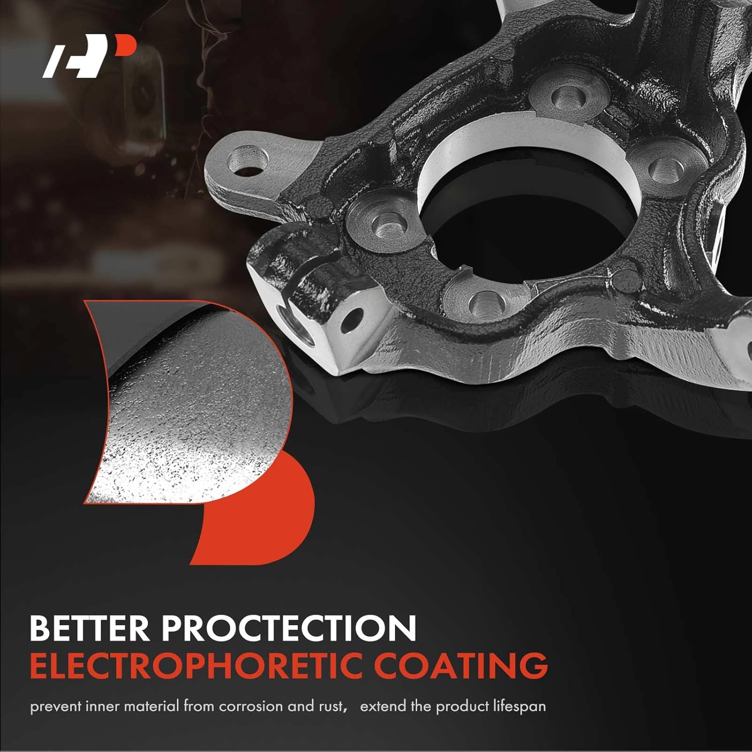 A-Premium Set of 2 Front Suspension Steering Knuckle Compatible with Nissan Sentra 2007-2012, 2.0L 2.5L, Driver and Passenger Side