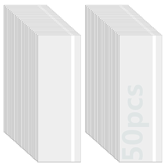 GeeRic 50片透明粘虫贴飞虫捕捉器 适用于室内外