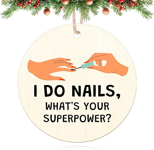 Nail Tech Gifts Manicurist Christmas Ornament Nail Technician Gift Ideas Holiday