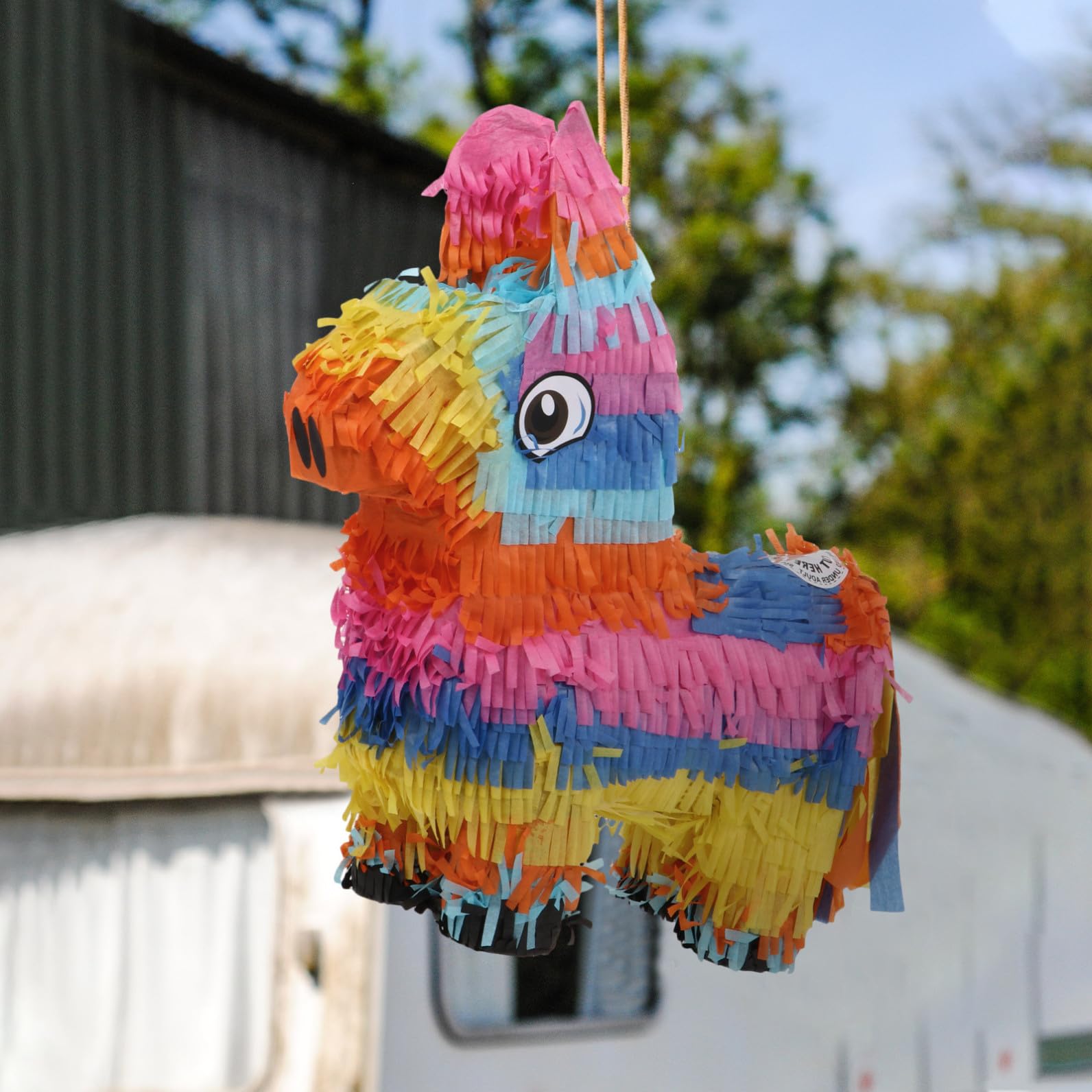 Hohopeti Petite Piñata Licorne Papier Écologique à Remplir de Bonbons pour Anniversaire Garçon Fille Décoration Créative et Ludique pour Fête Garçon Fille