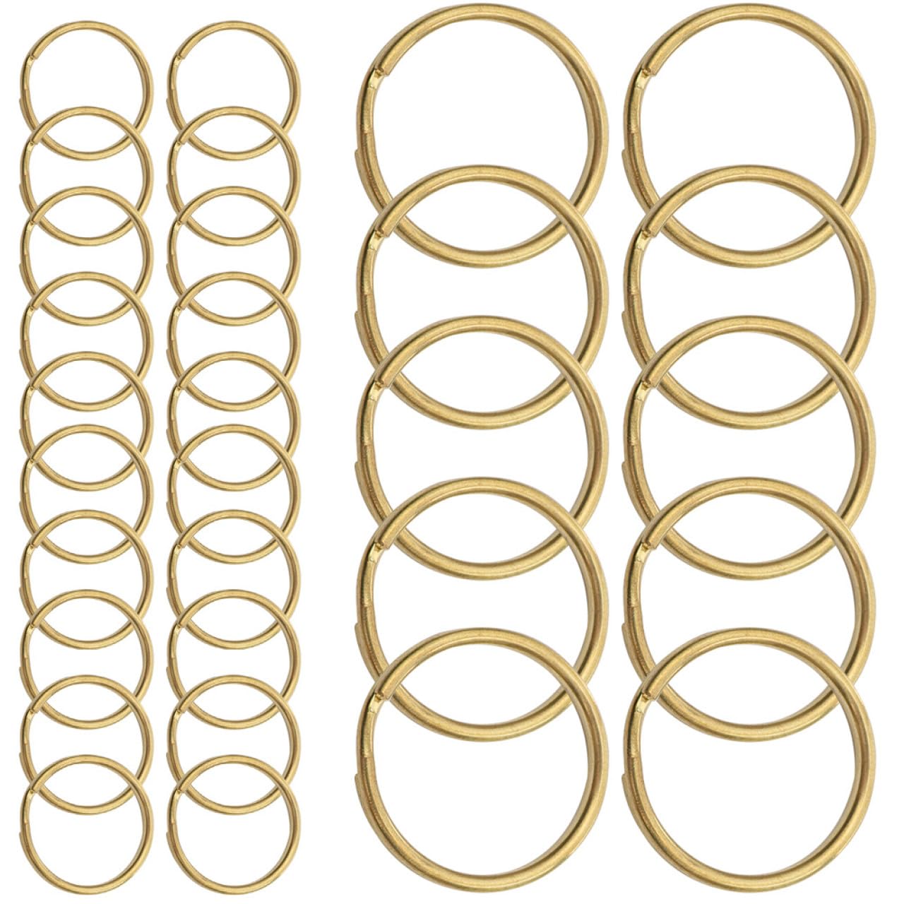 Anneaux porte-clés pour organisation de clés de maison et ateliers DIY créatifs