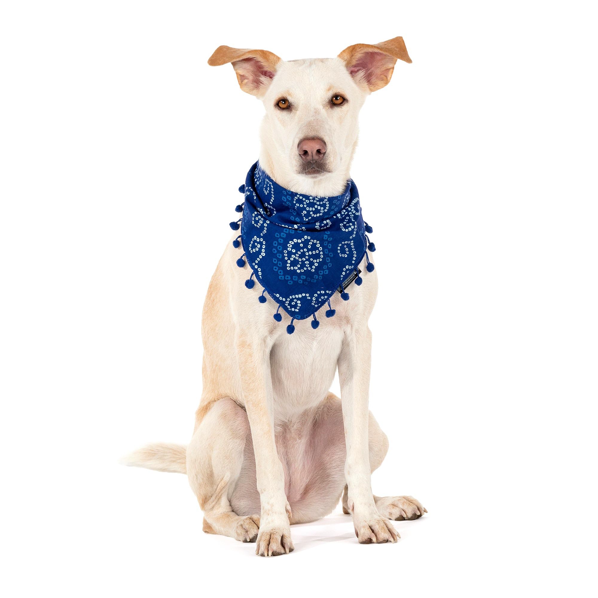 HUFT Bandhani Breeze Knot Bandana for Dogs - Blue (B0DBVKYX3W) Amazon Price History, Amazon Price Tracker