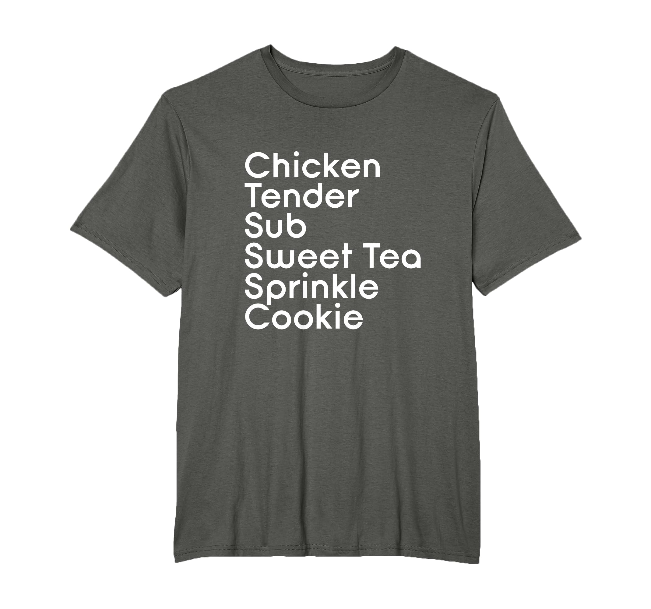 Chicken Tender Sub Sweet Tea Sprinkle Cookie - Pub Sub Order T-Shirt