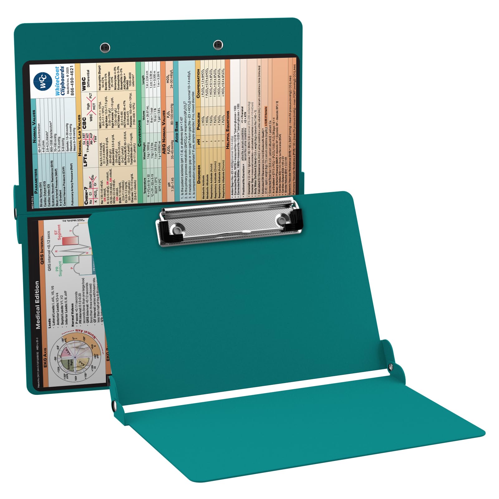 WhiteCoat Clipboard - Blaugrün - Medical Edition