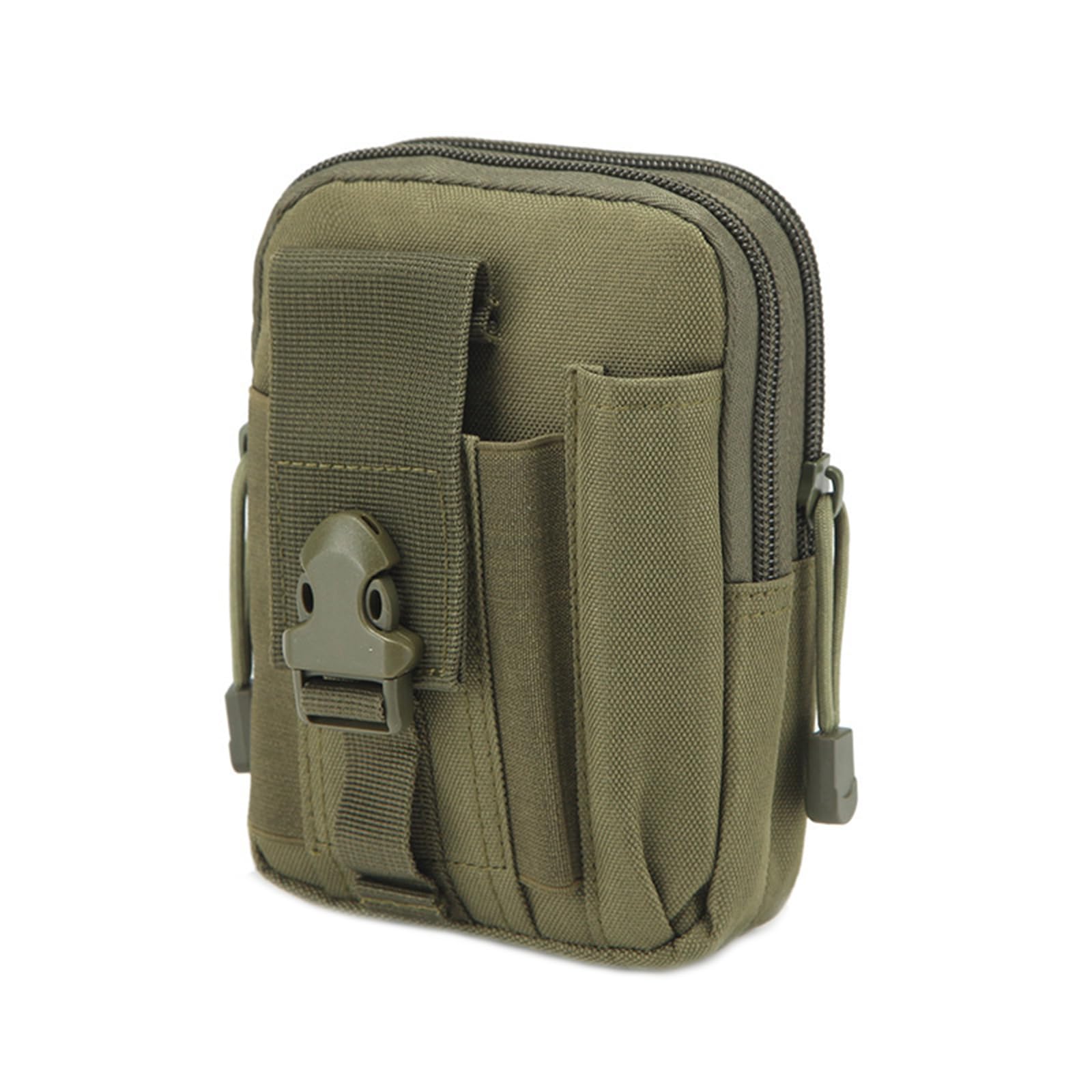 UFOVAOK Tactical Outdoor Men's Belt Bag with Holder for Mobile Phone Holder and Multiple Pockets, Suitable for Hiking, Camping and Everyday Use, Green, Outdoor