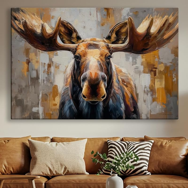 LuxeWood Wildlife Canvas Print — $149