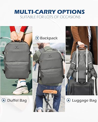 Miniatura 6 de Hynes Eagle Mochila de transporte de 20 litros para mujeres y hombres, mochila para laptop de 14 a 15 pulgadas, aprobada por vuelos, mochila