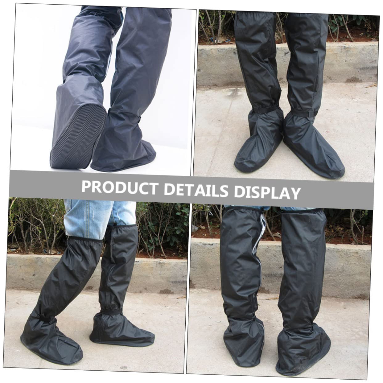 Cubrezapatos Impermeables por Encima Rodilla Talla L 41-42