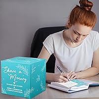 Vista 6 de Pajean 50 tarjetas de memoria para colecciones de vida, tarjetas de memoria, ideas de tarjetas de invitados para funerales, graduaciones, bodas