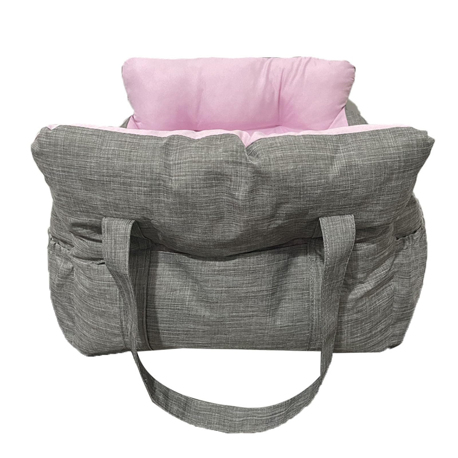 Alfombrilla para perros para viajes en coche y uso doméstico, con base y funda lavable a máquina, cama de transporte para mascotas con memoria
