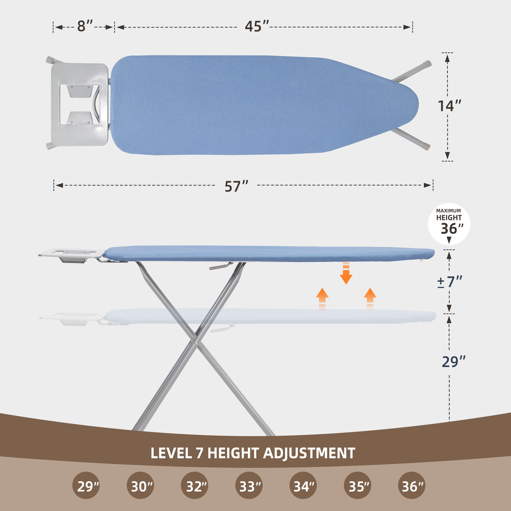 Amazon.com: STO STO Ironing Board Full Size 45