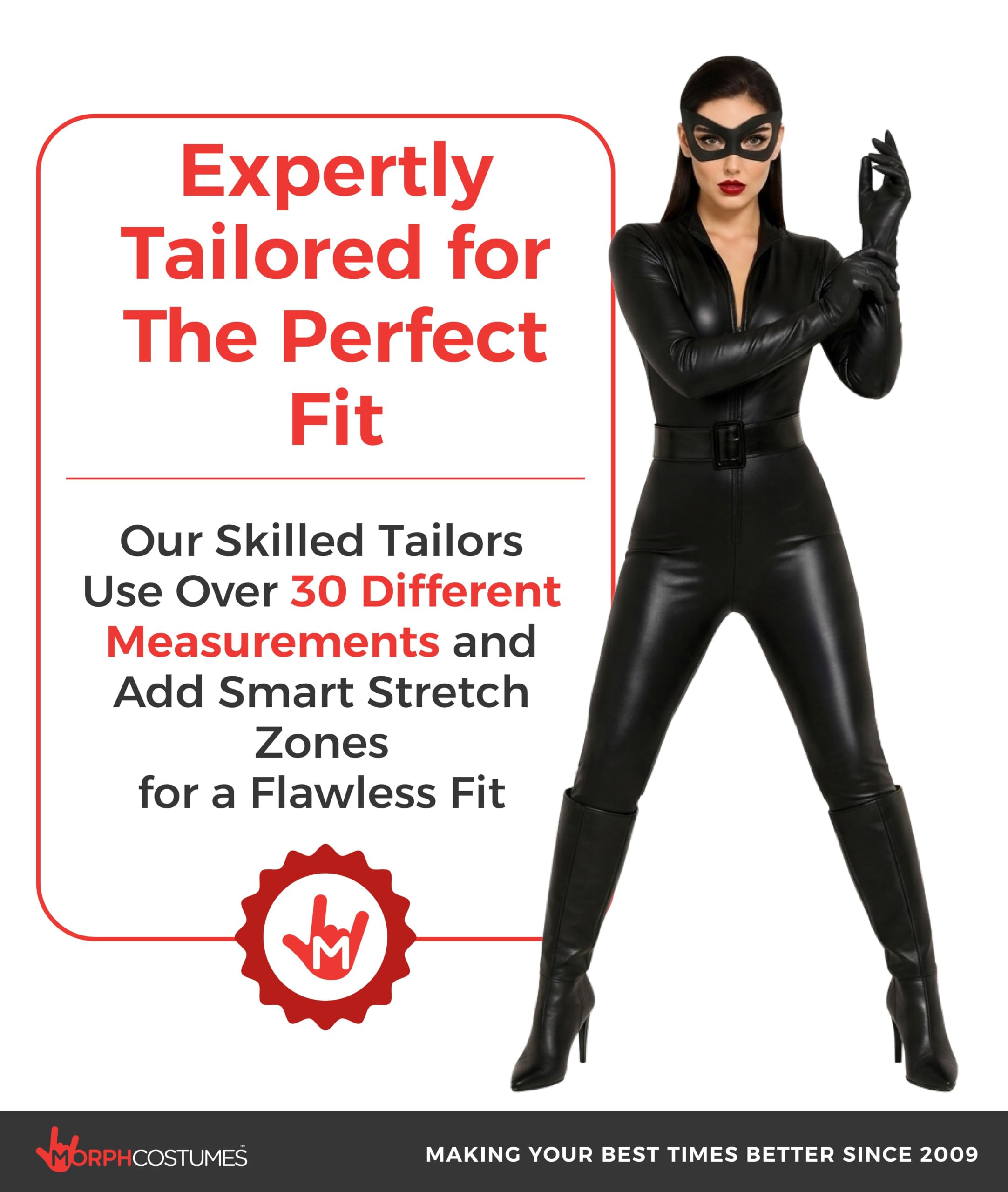 Morph Disfraz Gato Mujer, Disfraces Gata, Traje Superheroina, Disfraces Supervillana, Disfraz para Mujer Carnaval