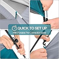 Vista 4 de CAMEL CROWN 4/6 Person Tent Waterproof Lightweight Portable Backpacking Tent for Outdoor Camping Hiking