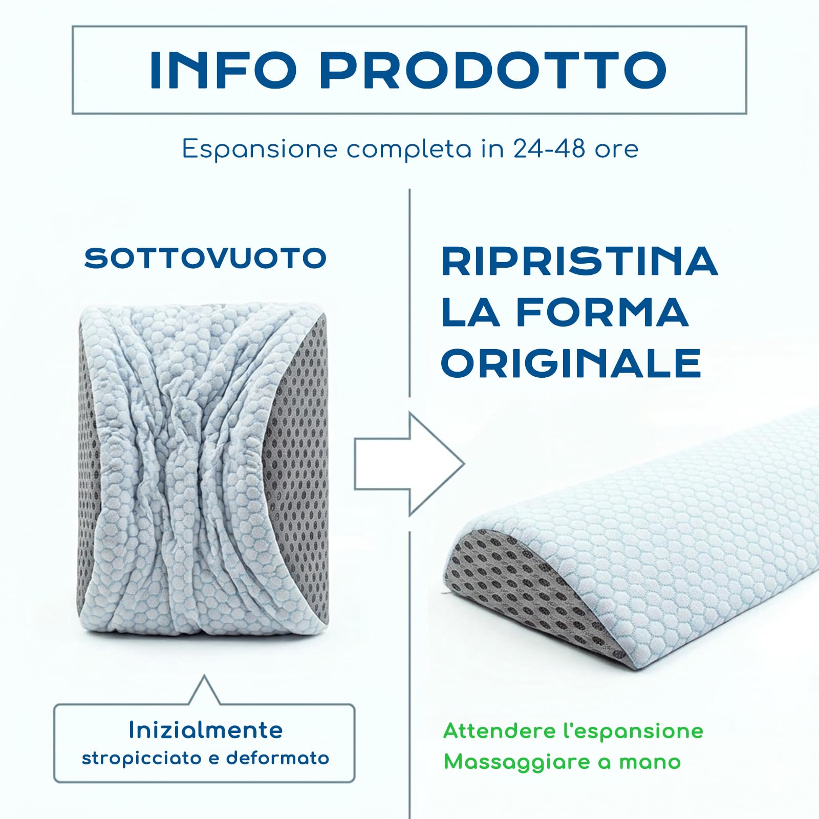 Cuscino Gambe Ginocchia per Dormire a Mezzaluna, Cuscino Lombare Ergonomico in Memory Foam per Dormire Lateralmente Morbido Supporto, Alleviare il Dolore, Sfoderabile e Lavabile (Bianco)