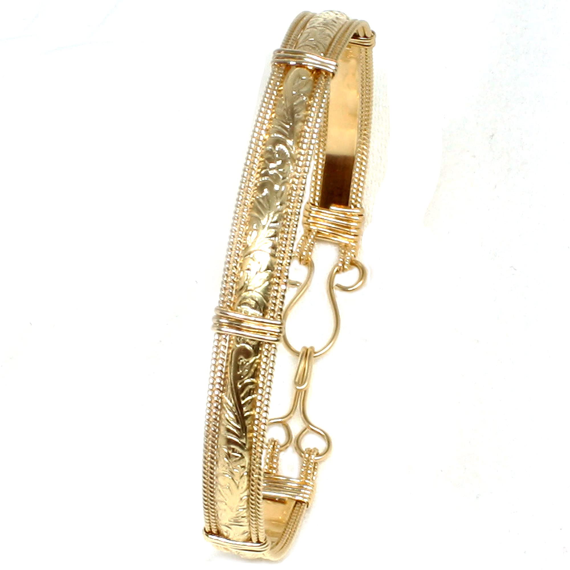 Just Ask Creationsreal 14k Gold Filled Bangle Handmade Gold