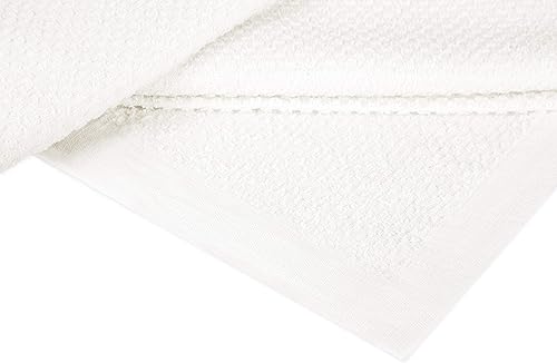 Crover Collection - Manta térmica de rizo de algodón exuberante para todas las estaciones con borde liso profundo, duradera y suave, tamaño