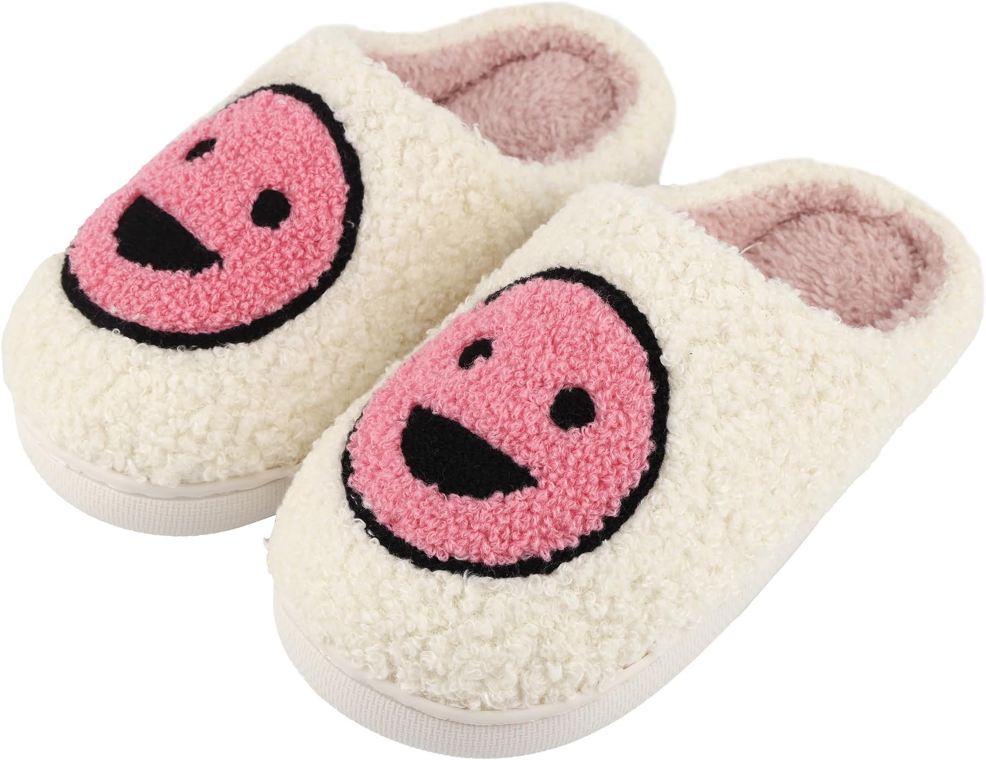 BJIOPIGirls Boys Slippers Toddler Girl Winter Plush Slippers Big Kids House Indoor Warm Shoes