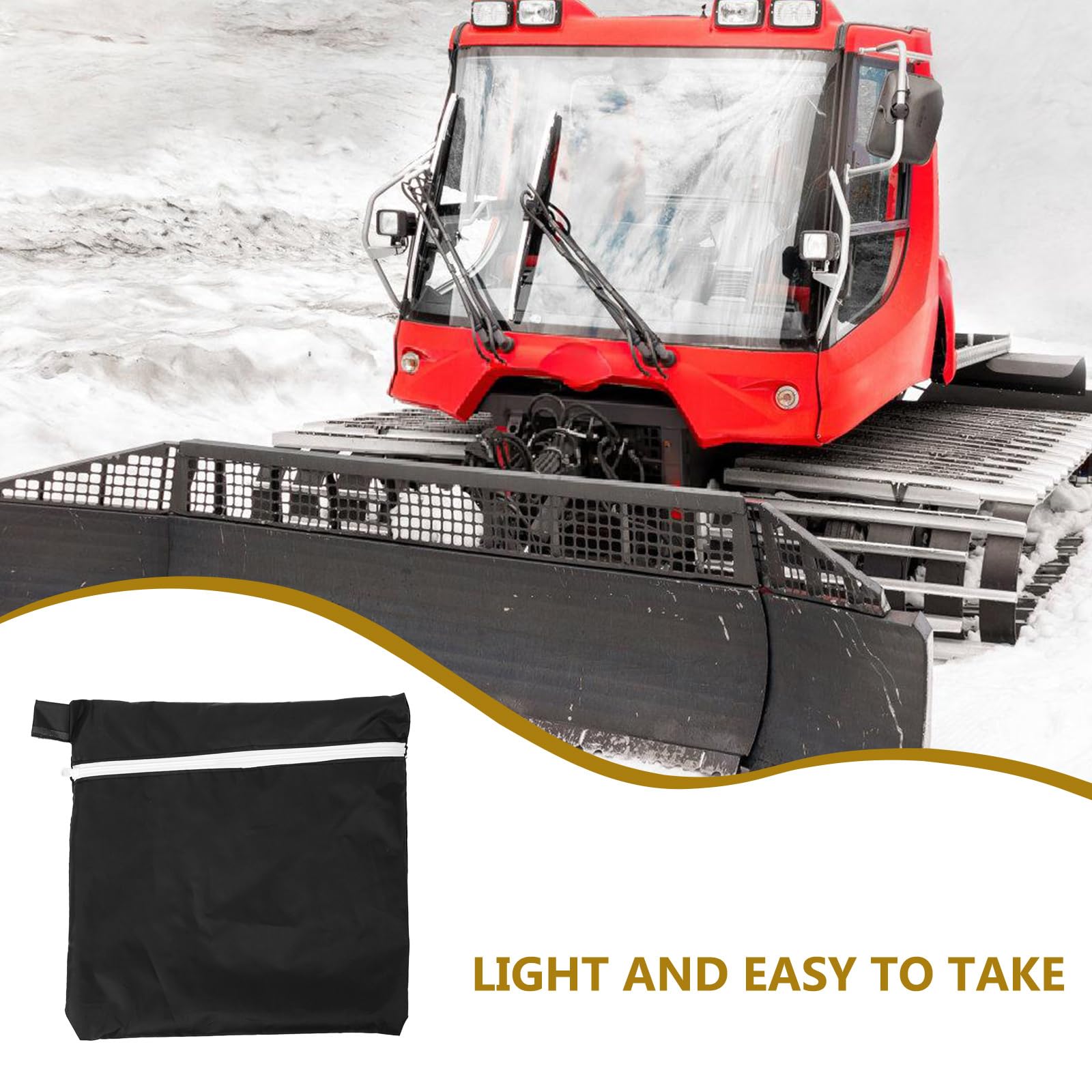 Yardwe Schneefräse Abdeckung Zubehör für Auto Traktor Schneepflug Schneeschleuder, Schwarz, 12 inches, 6 Geschwindigkeiten, Snow_Blower
