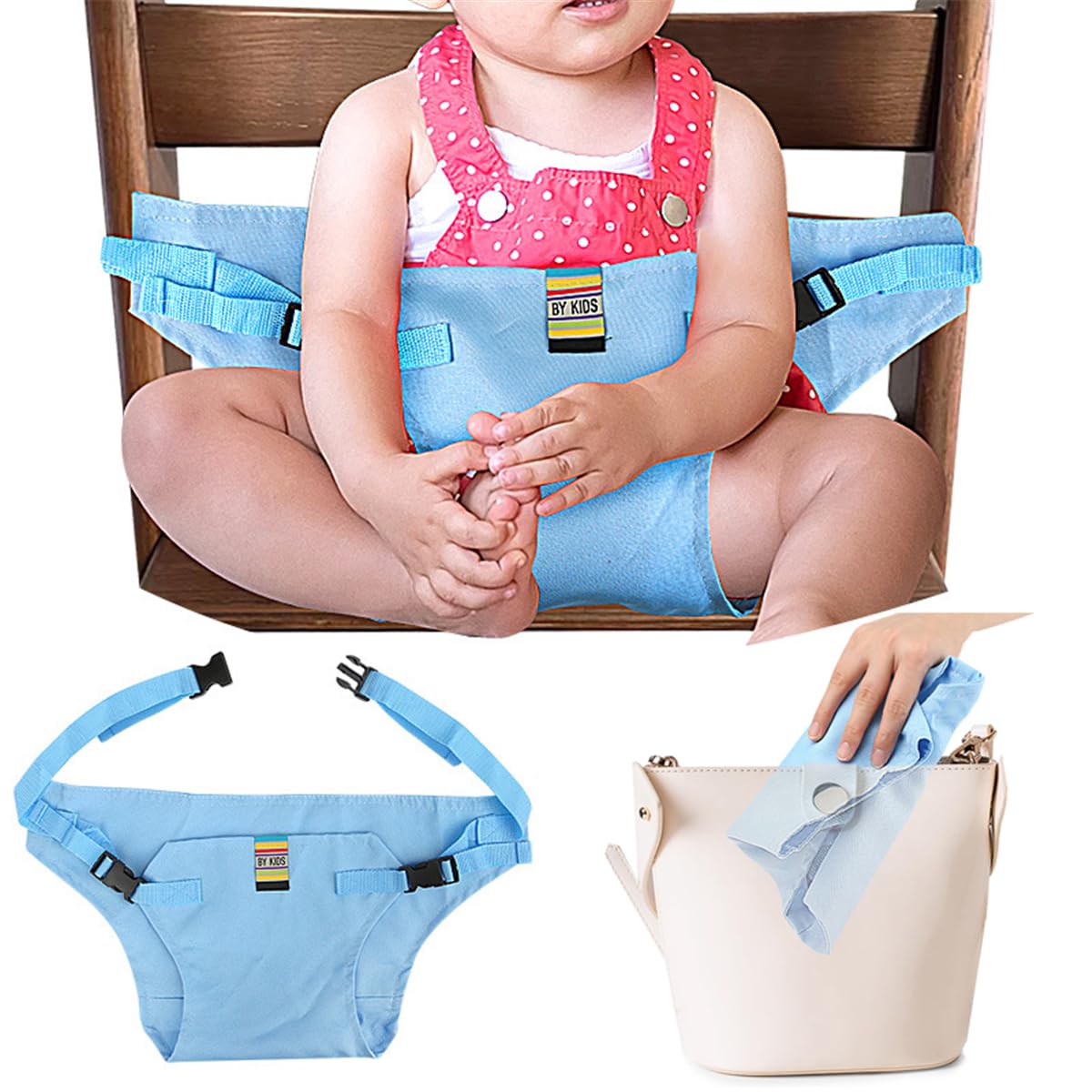 Baby Harness for High Chair，Blue