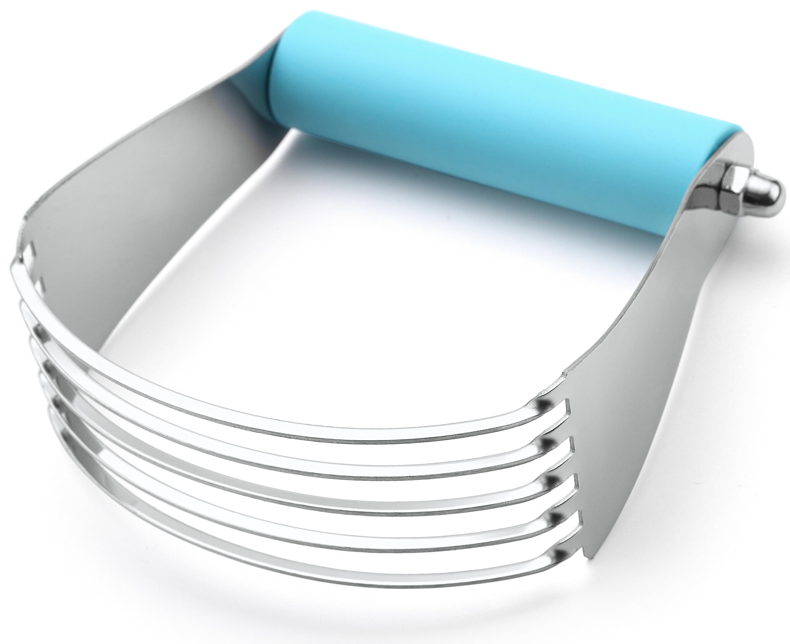Spring Chef Large Pastry Cutter For Baking, Pro Pastry Blender, Aqua Sky