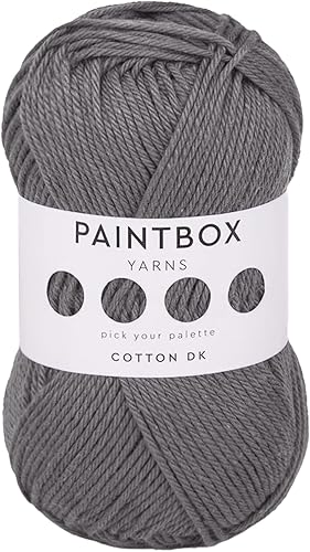 Miniatura 19 de Paintbox Yarns Hilo DK 100% Algodón 1.76oz (50g), 137 Yardas (125m) - Vino Tinto para Crochet, Tejer - Hilo Suave y Ligero de Doble Punto para Ropa