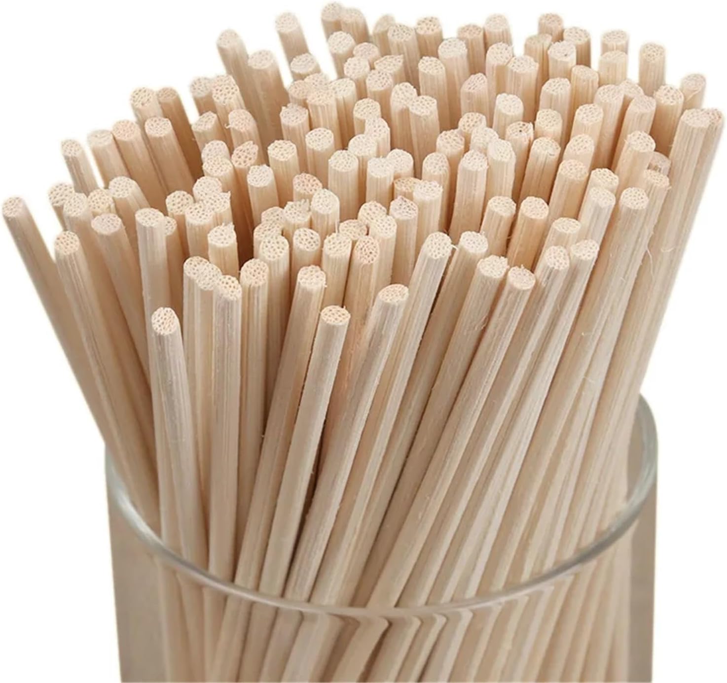 Reed Diffuser Replacement Sticks 200pcs Natural Rattan Sticks Reed Diffuser Home Fragrance Reed Sticks Aromatherapy Diffuser Refill Sticks(3mmx19cm)
