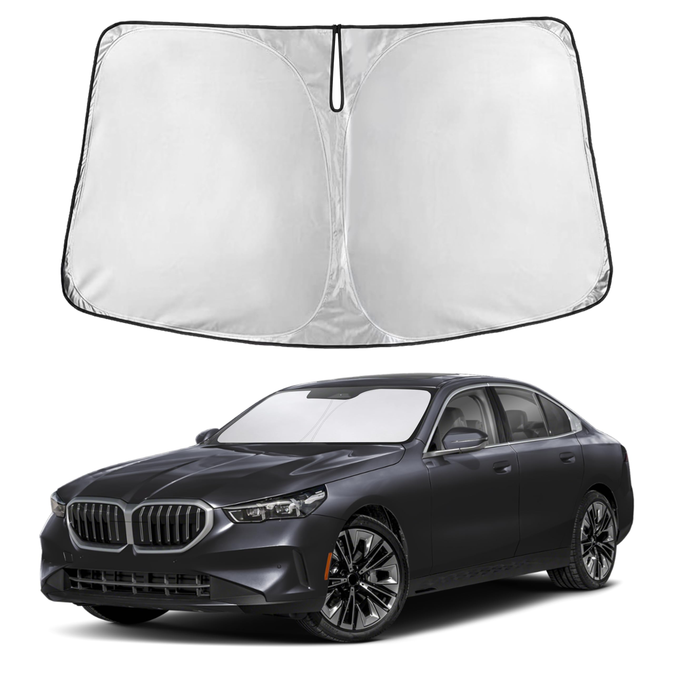 EcoNour Windshield Sunshade Compatible for BMW 5 Series 2024 2025 2026