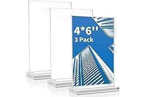 Premium Acrylic Sign Holder 4x6 Inches: Showcase Your Messages in Style