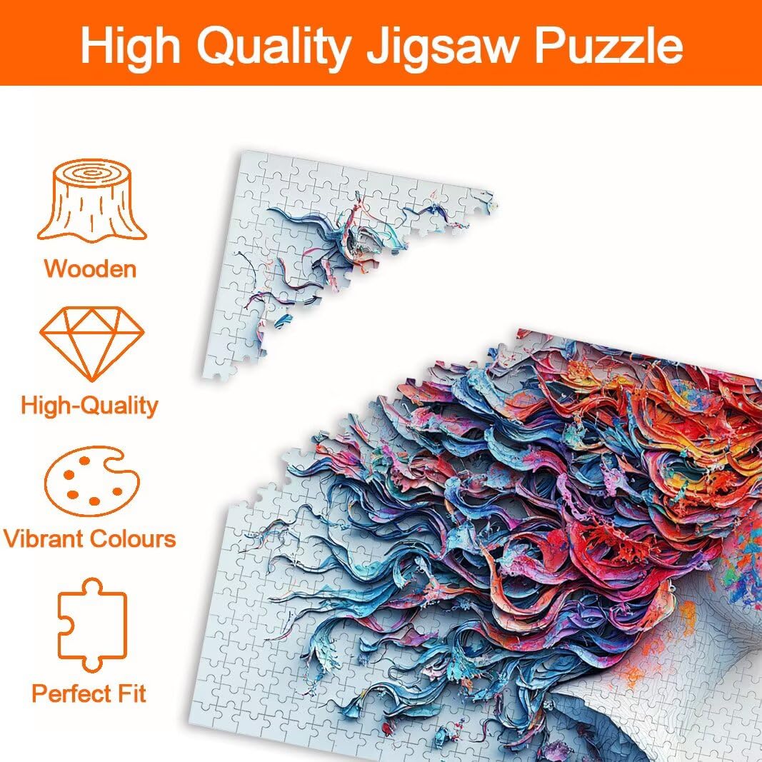 Puzzle Diosa, Puzzle 3000 Piezas, Rompecabezas, Regalo Mujer, Decor -8562