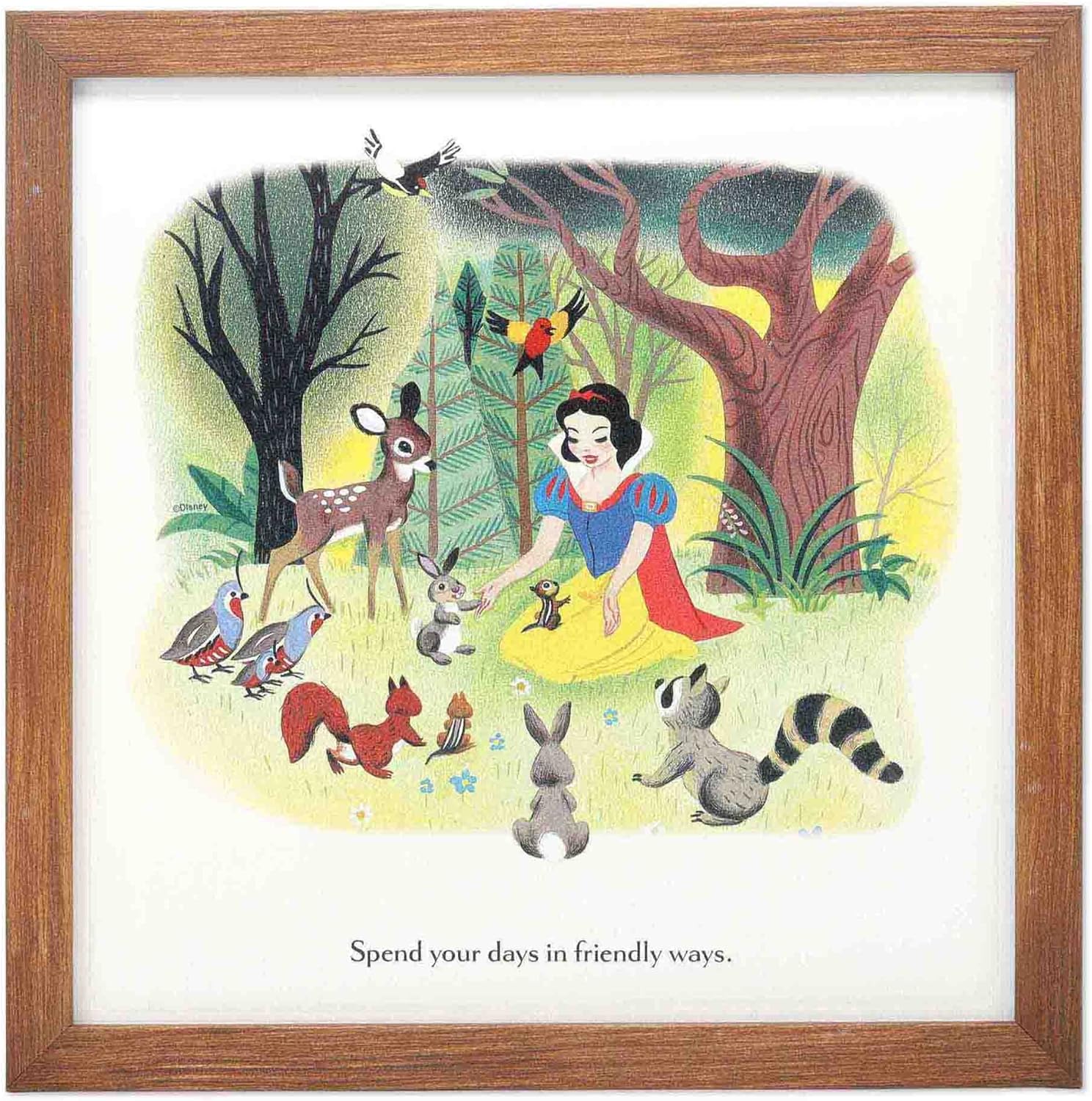 Disney Snow White Golden Book Framed Wood Wall Decor South Africa Ubuy