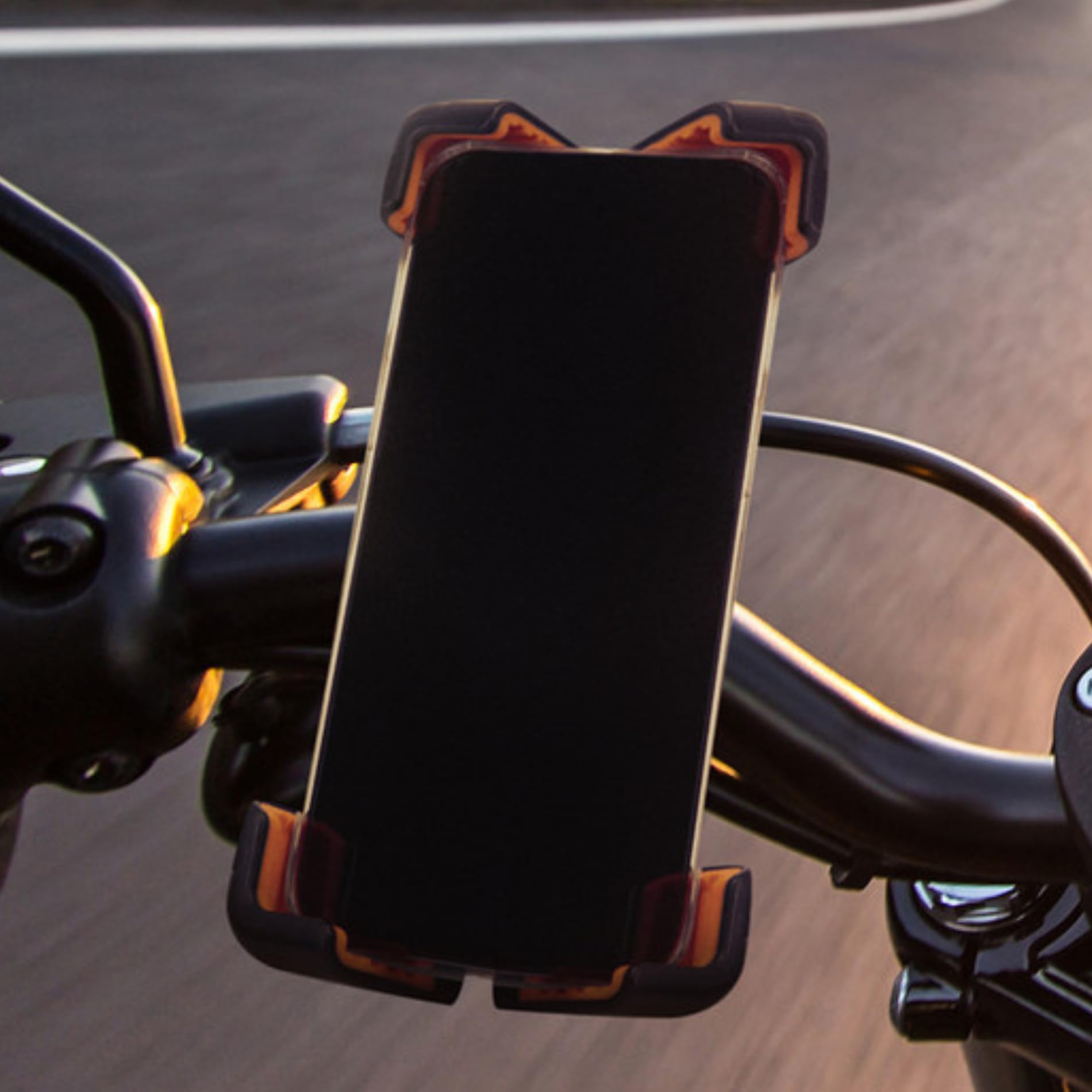 Soporte para teléfono de bicicleta/soporte de motocicleta de US TV Sport Accesorios de motocicleta/accesorios de bicicleta. Soporte para teléfono celular compatible con Harley E Bike ATV ciclomotor