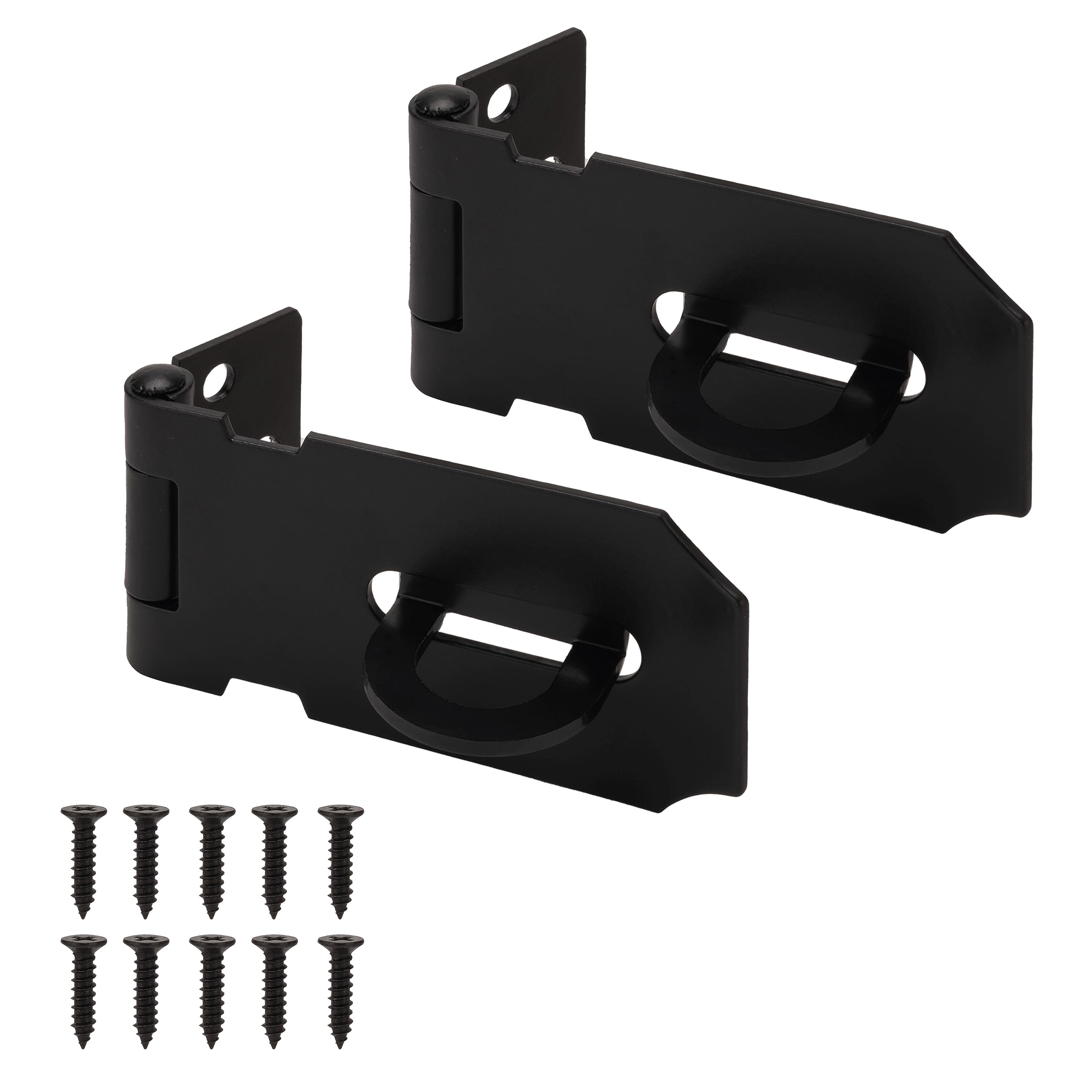3" Door Lock Hasp Latch Stainless Steel Safety Packlock Clasp Hasp Lock