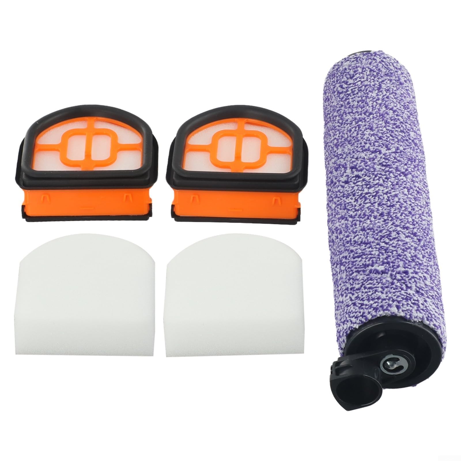 BlissfulAbode Foam Filters Brushroll, Filters Replacement Parts for Shark for HydroVac WD100 WD101 WD200 Vacuum Cleaner Accessories