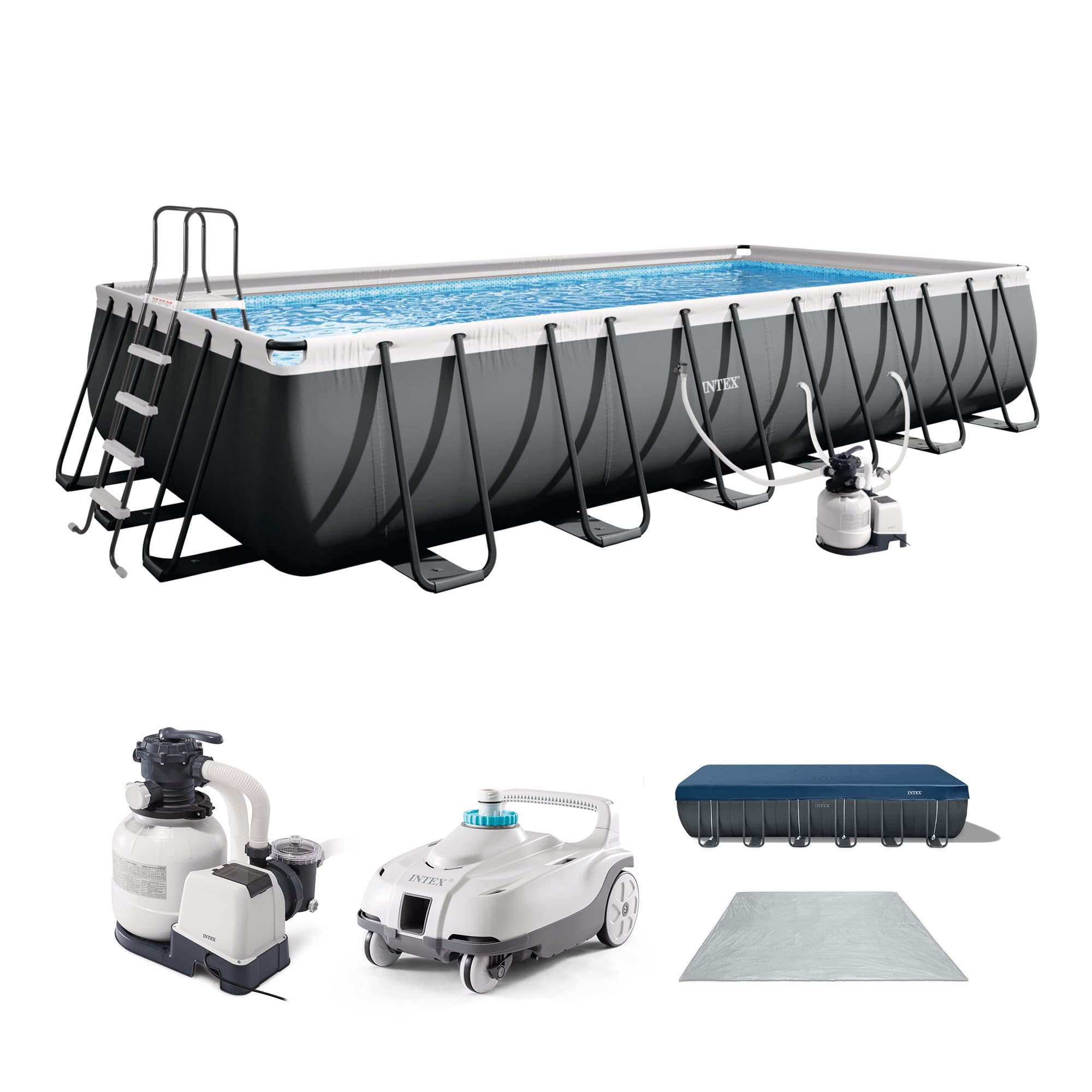 ミネラル12　SAN様 INTEX 26363EH Ultra XTR 24ft x 12ft x 52in Above Ground Swimming