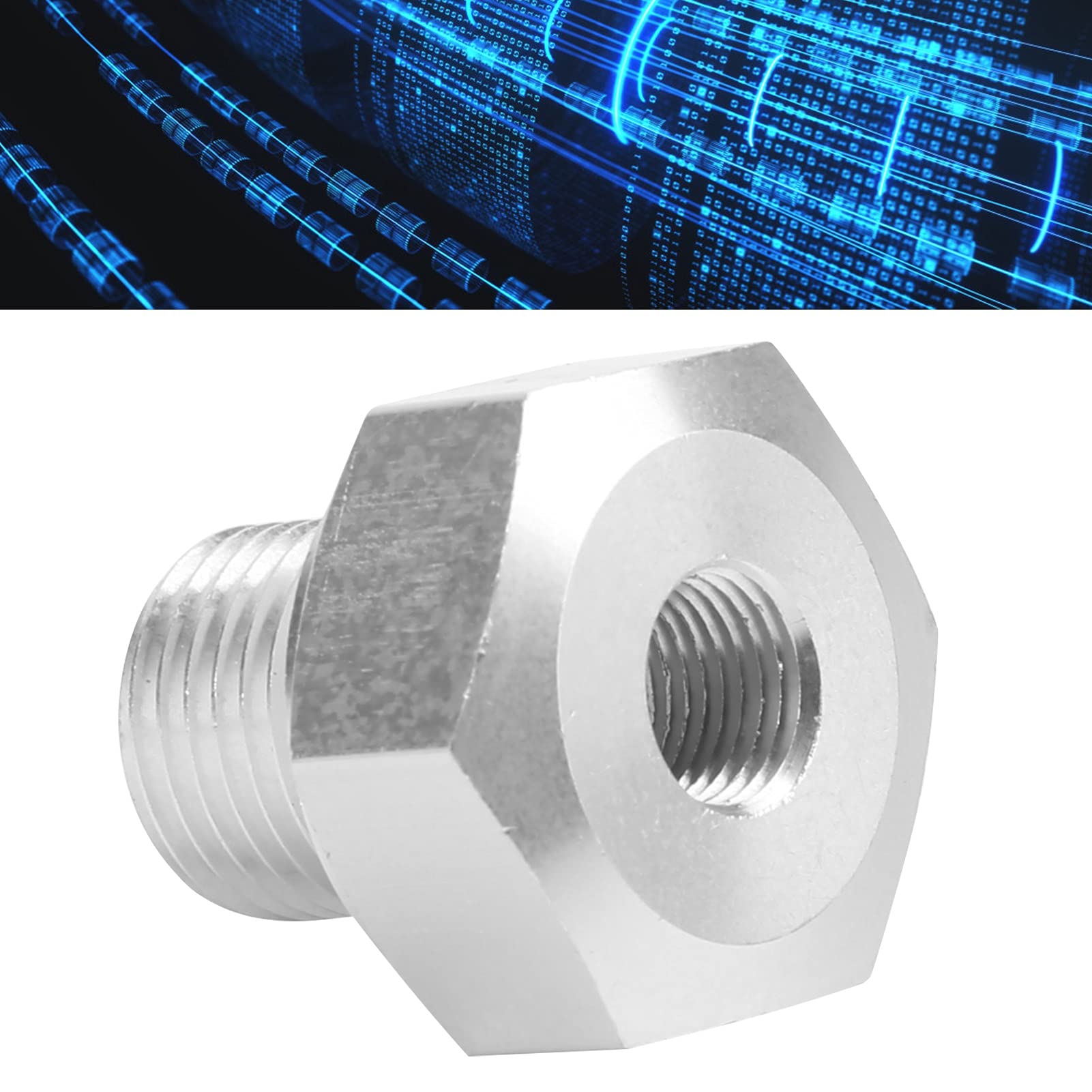 Aluminum Oil Pressure Sensor Adapter M16 1.5 Adapter for LS Engine Exchange with M16 1.5