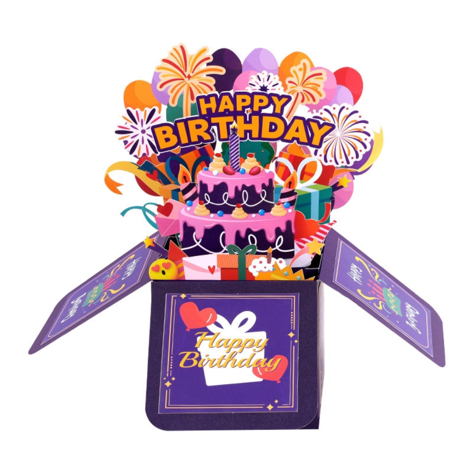NVOQILIN Folded Greeting Card Greeting Card Decorative Display Ornament for Celebration and Gifting Use Multipurpose Party Decoration