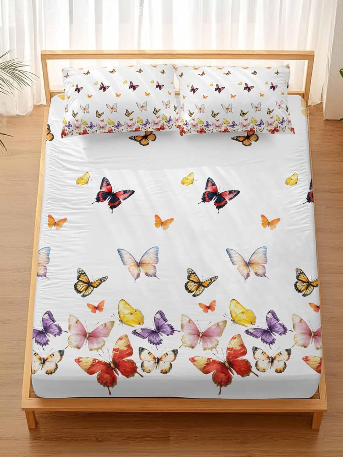 オーダー寝具 エジプト超長綿 600TC ピンク 小花柄 ベッドシーツセット オーダー寝具 エジプト超長綿 600TC ピンク 小花柄 ベッドシーツセット