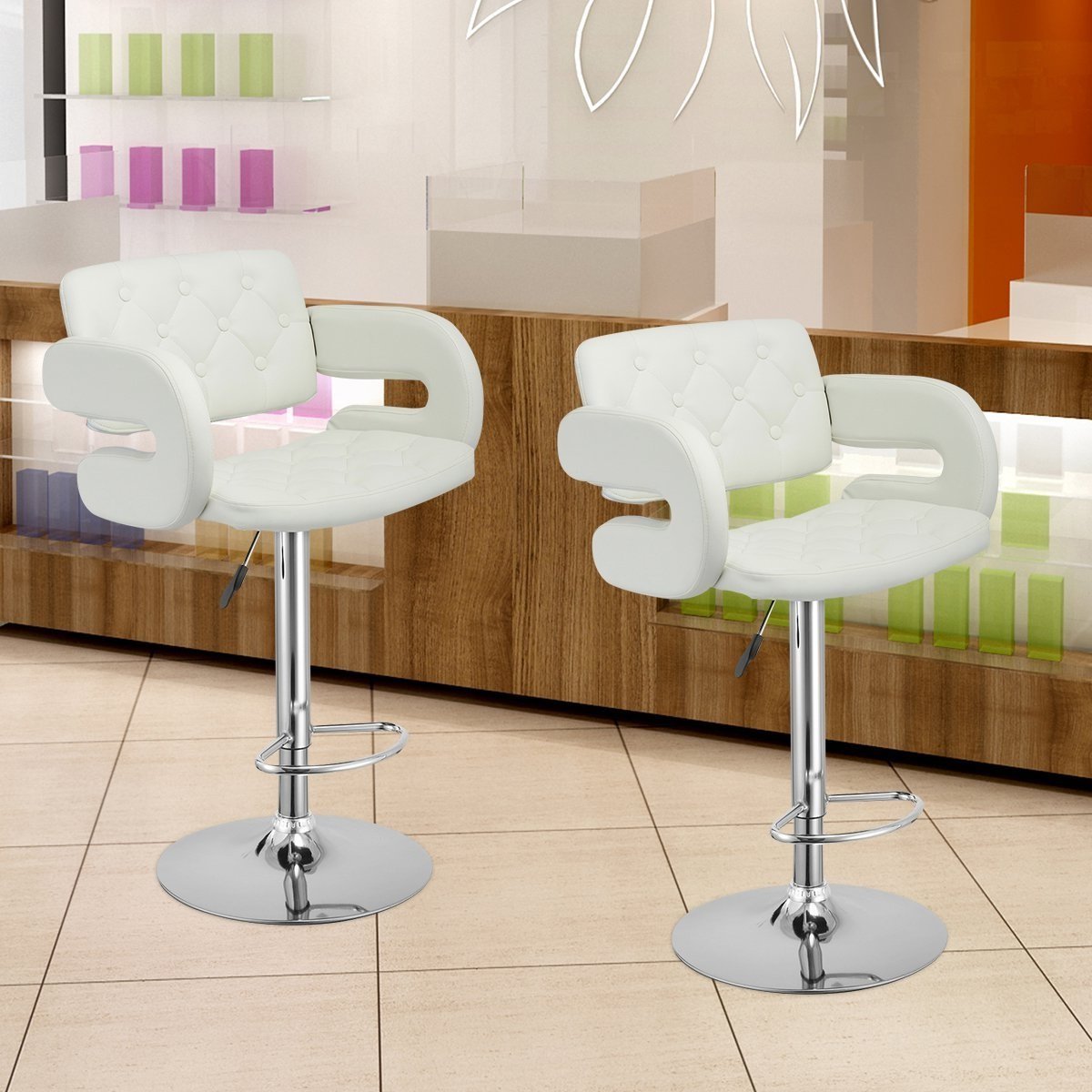 MBTC Astride Premium Cafeteria,Restaurant,Office Bar Stool Chair in